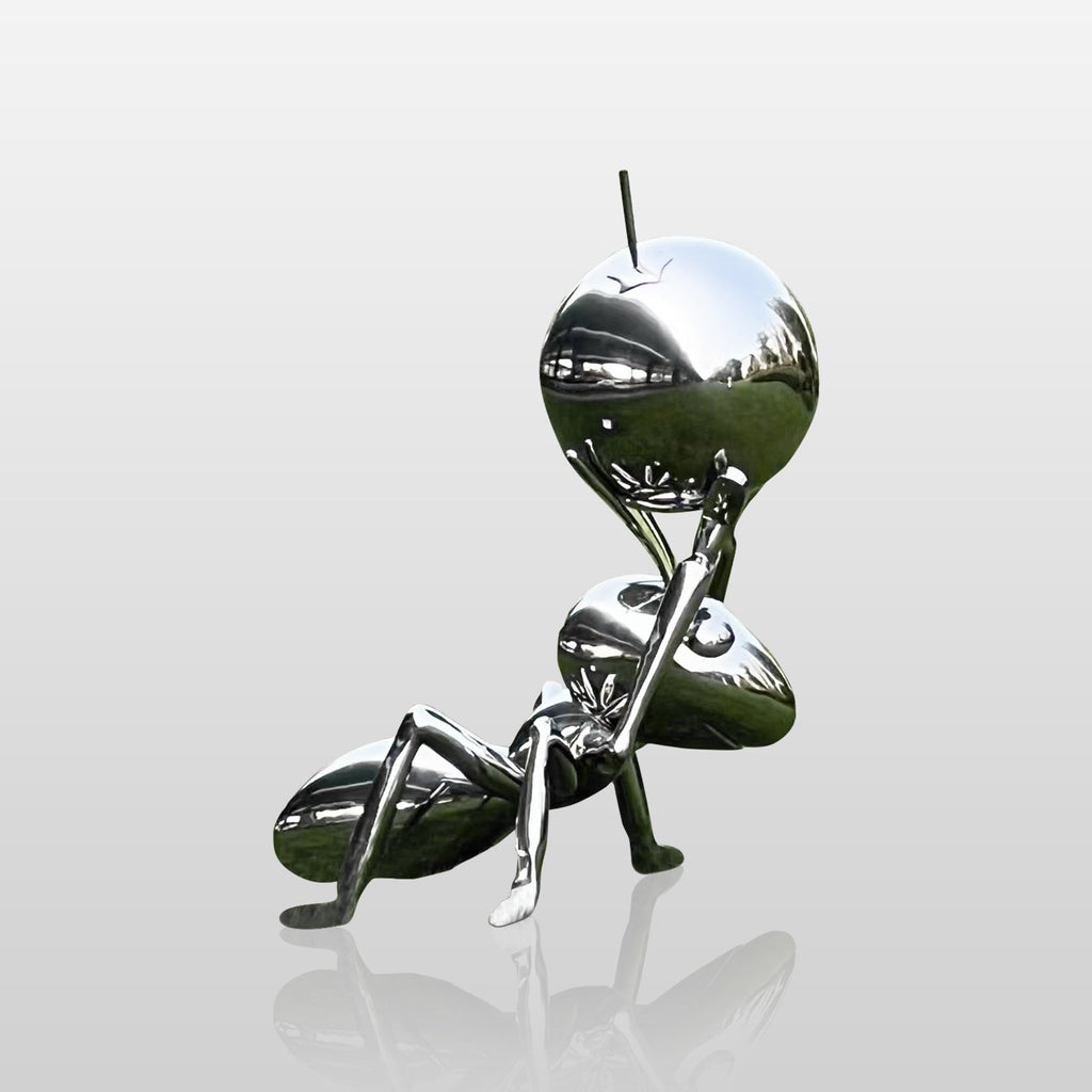 PREMIER Garden Sculpture Custom Stainless steel Lawn Ornament City Ant Art PSSS-010