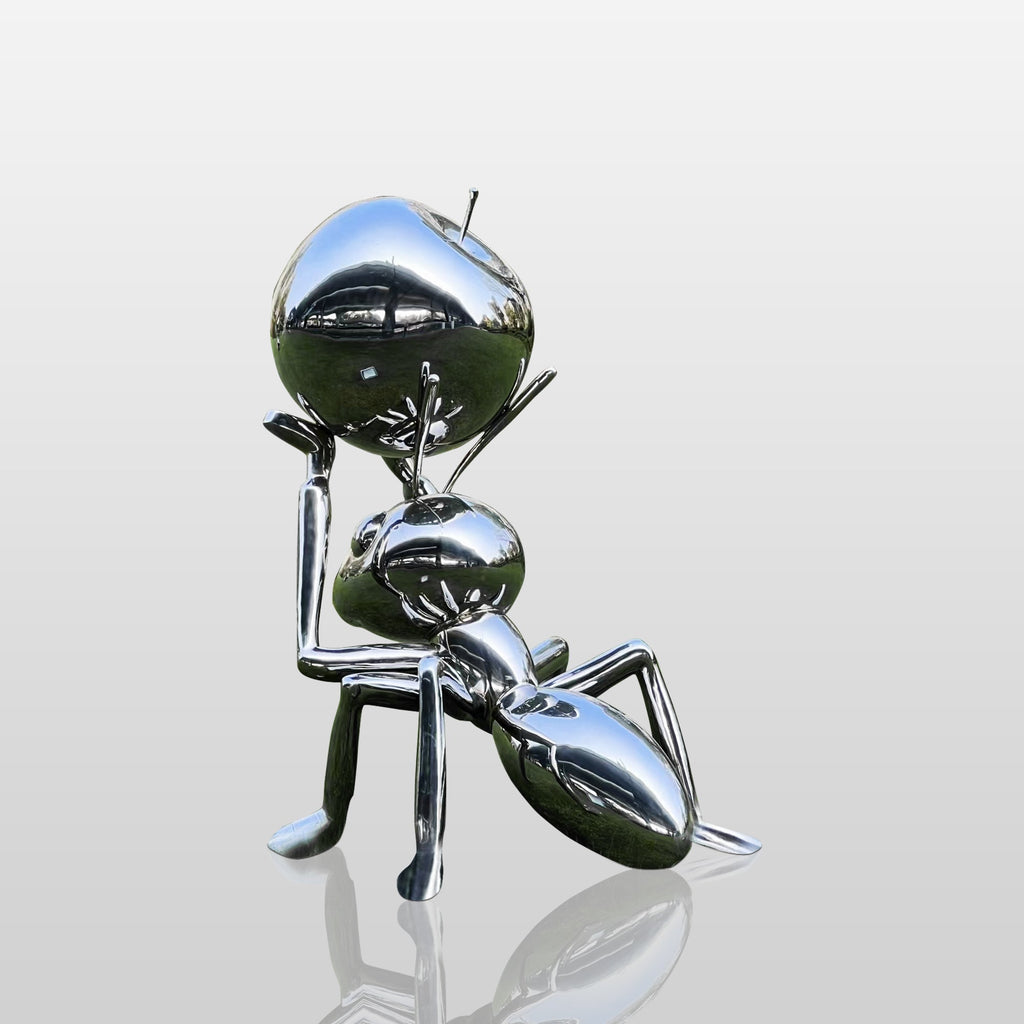 PREMIER Garden Sculpture Custom Stainless steel Lawn Ornament City Ant Art PSSS-010