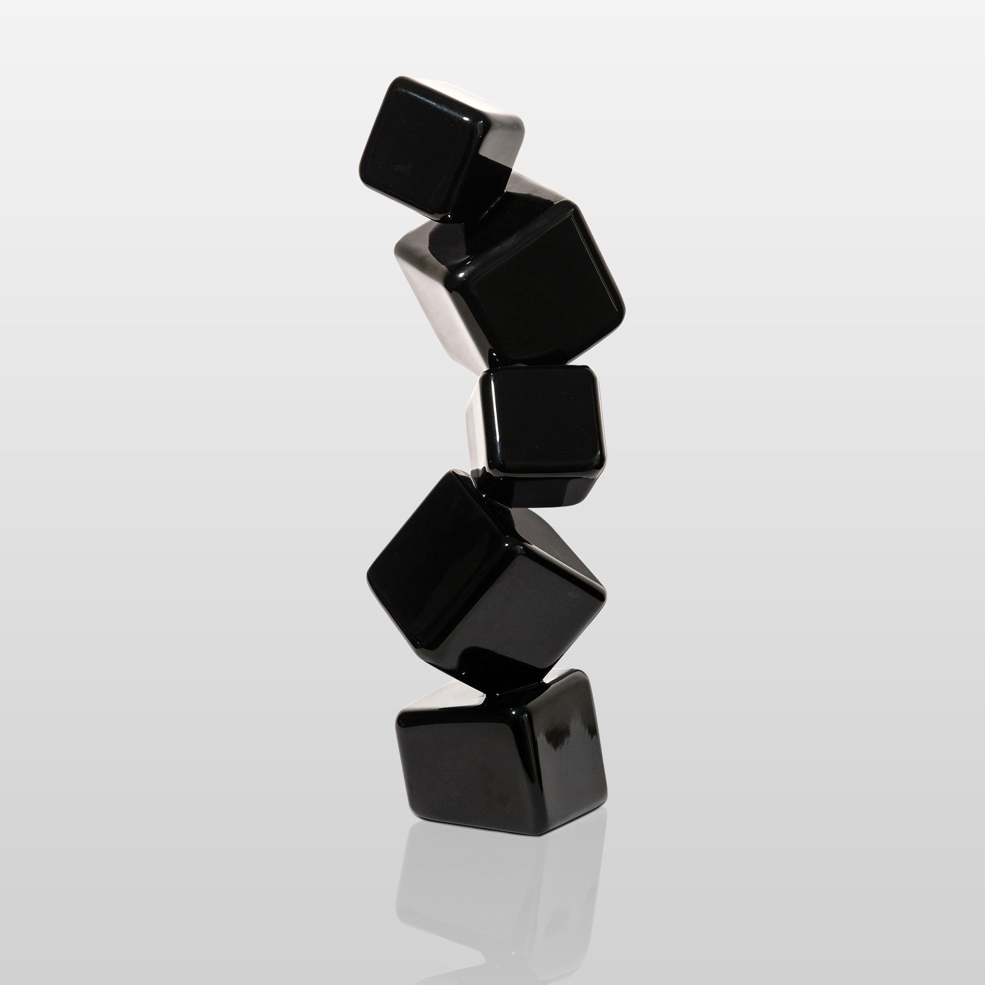 PREMIER Home Decor Sculpture Stainless Steel Stacked Dice Modern Sculpture PSSS-004