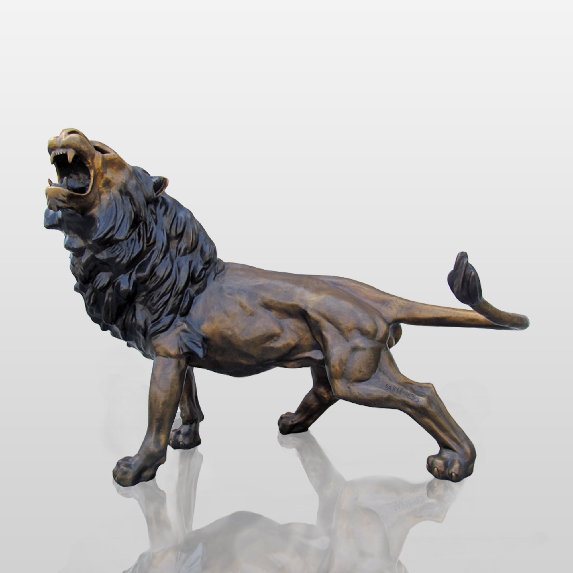 PREMIER Outdoor Bronze Lion Garden Custom Sculpture PSB-003