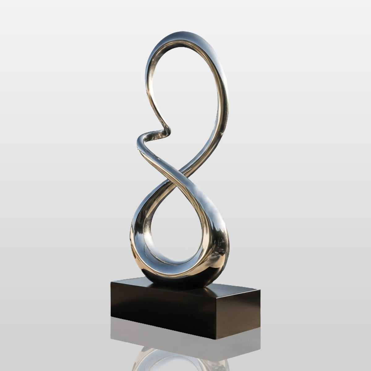 Outdoor Metal Loop PREMIER PSSS-175 Stainless Steel Loop Sculpture - Modern Garden, Entry ...